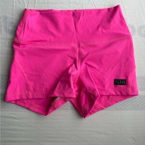FLEO Women's Neon Pink Shorts